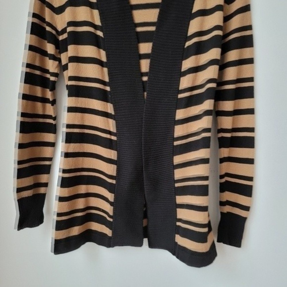 METAPHOR Stripes Open Cardigan Sweater - Picture 9 of 11